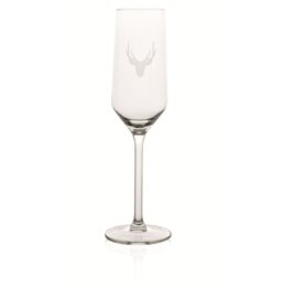 Flute à champagne Brame - motif tete de cerf