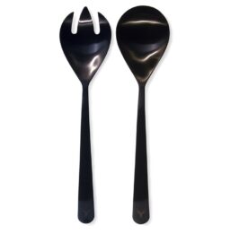 Couverts salade Brame finition noire