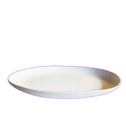 Plat oval ETINCELLES émaillage réactif