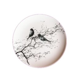 assiette dessert EVA en porcelaine- diam 21cm