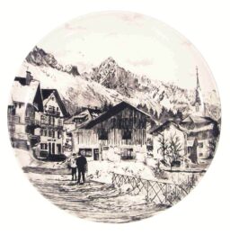 Plat de présentation Megève