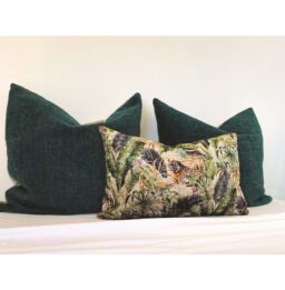 Coussin MORAINE, corde velours