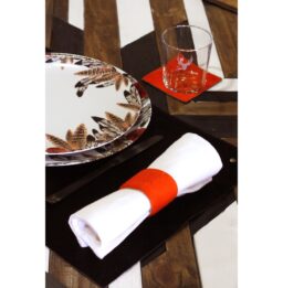 Rond de Serviette en peau