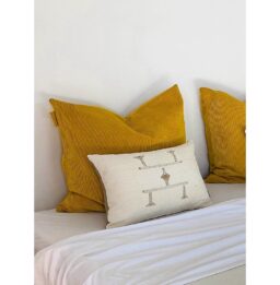 Coussin RIMAYE, velours côtelé